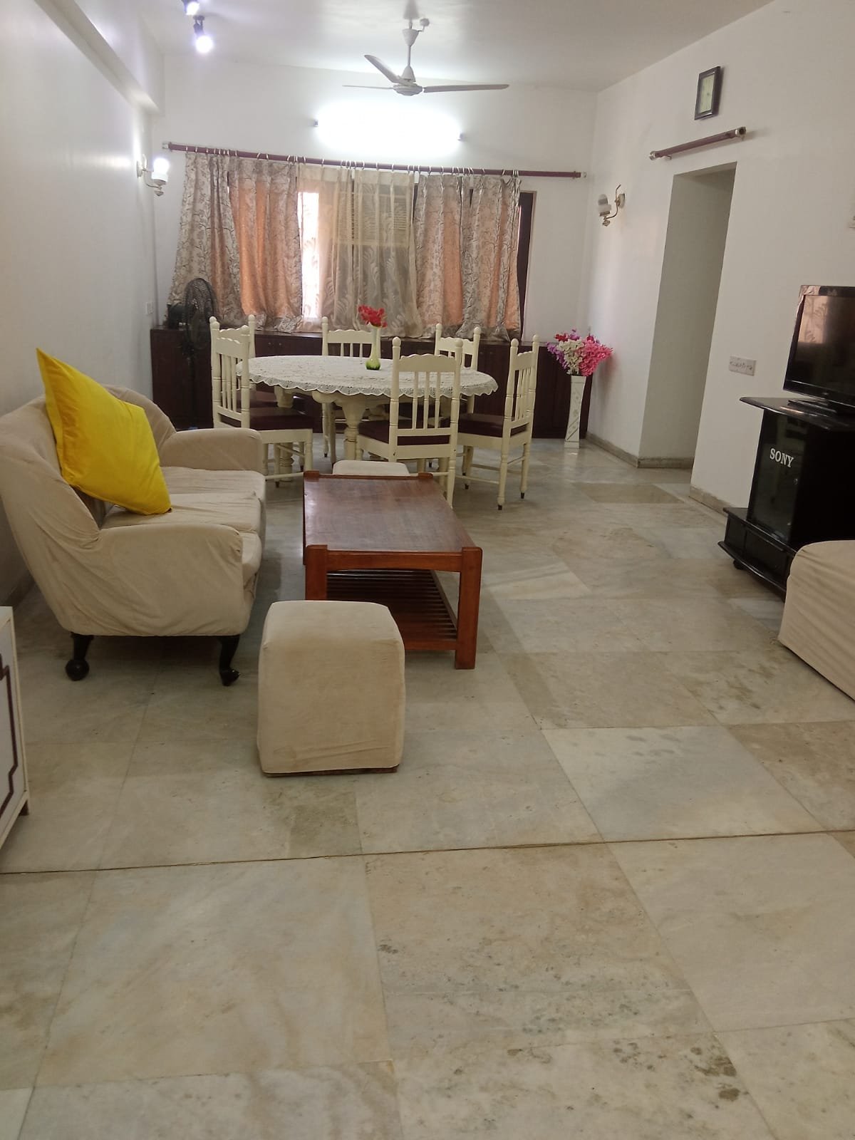 Spacious 3 BHK Furnished Flat for Rent